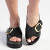 Madison Janiel Cross Over Mule - Black-Madison Heart of New York-Buy shoes online