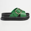 Madison Janiel Cross Over Mule - Green-Madison Heart of New York-Buy shoes online