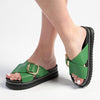 Madison Janiel Cross Over Mule - Green-Madison Heart of New York-Buy shoes online