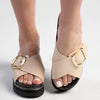 Madison Janiel Cross Over Mule - Nude-Madison Heart of New York-Buy shoes online