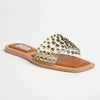 Madison Janine Studded Push In Mule - Clear Nude-Madison Heart of New York-Buy shoes online