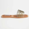 Madison Janine Studded Push In Mule - Clear Nude-Madison Heart of New York-Buy shoes online