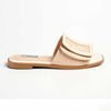 Madison Janvee Buckle Trim Push In Mule - Natural-Madison Heart of New York-Buy shoes online