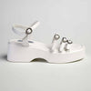 Madison Jaquenette Slingback Sandal - White-Madison Heart of New York-Buy shoes online