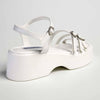 Madison Jaquenette Slingback Sandal - White-Madison Heart of New York-Buy shoes online