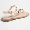 Madison Jay Studded Flat Sandal - Nude-Madison Heart of New York-Buy shoes online