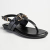 Madison Jayzee T-Bar Sandal - Black-Madison Heart of New York-Buy shoes online