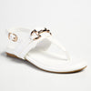 Madison Jayzee T-Bar Sandal - White-Madison-Buy shoes online