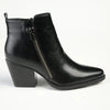 Madison Jeffie 2 Side Zip Ankle Boot - Black