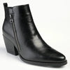Madison Jeffie Cuban Heel Double Zip Ankle Boot - Black