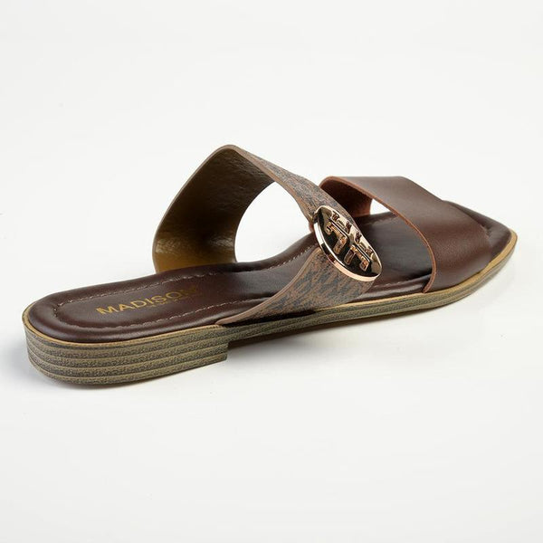Madison Jen 2 Double Strap Sandal - Chocolate Multi-Madison Heart of New York-Buy shoes online