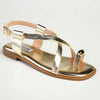 Madison Jenna Toe Ring Flat Sandal - Gold-Madison Heart of New York-Buy shoes online