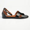 Madison Jenny H Bar Flat Sandal - Black-Madison Heart of New York-Buy shoes online