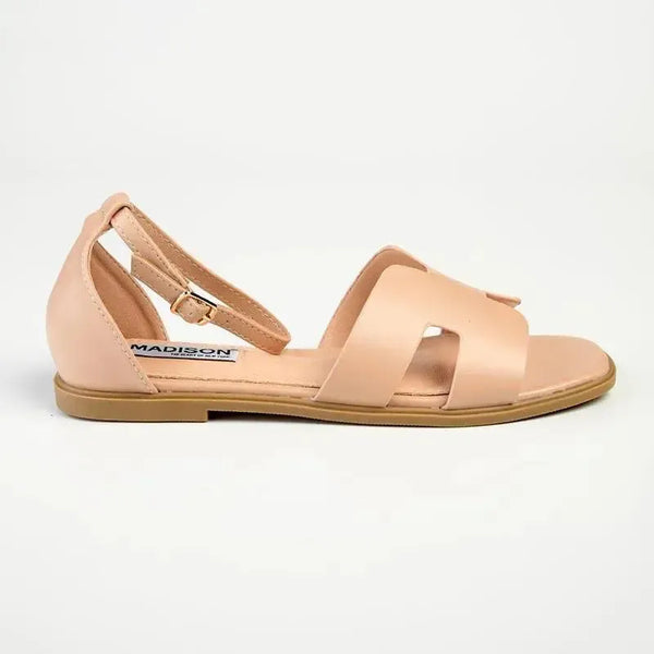 Madison Jenny H Bar Sandal - Nude