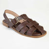 Madison Jerry Closed Toe Sandal - Chocolate-Madison Heart of New York-Buy shoes online