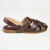 Madison Jerry Closed Toe Sandal - Chocolate-Madison Heart of New York-Buy shoes online