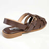 Madison Jerry Closed Toe Sandal - Chocolate-Madison Heart of New York-Buy shoes online