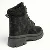 Madison Jersey Hiker Lace Fashion Boot - Black-Madison Heart of New York-Buy shoes online