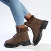 Madison Jersey Hiker Lace Fashion Boot - Chocolate-Madison Heart of New York-Buy shoes online