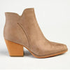 Madison Jett 2 Cuban Heel Ankle Boot - Taupe