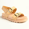 Madison Jillion Sandal With Velcro Backstrap - Nude-Madison Heart of New York-Buy shoes online