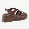 Madison Jizelle Platform Sandals - Chocolate-Madison Heart of New York-Buy shoes online