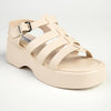 Madison Jizelle Platform Sandals - Nude-Madison Heart of New York-Buy shoes online