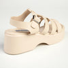 Madison Jizelle Platform Sandals - Nude-Madison Heart of New York-Buy shoes online