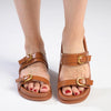 Madison Joanie Push in Sandal - Tan-Madison Heart of New York-Buy shoes online