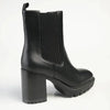 Madison Jones Chelsea Block Heel Boot - Black