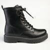 Madison Josephine 2 Lace Up Boots - Black-Madison Heart of New York-Buy shoes online