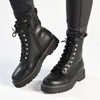 Madison Josephine 2 Lace Up Boots - Black-Madison Heart of New York-Buy shoes online