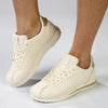 Madison Jullian Sneaker - Nude/Gold
