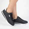 Madison Juri Lace Up Sneaker - Black/White