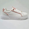 Madison Justice Platform Sneaker - White/Pink