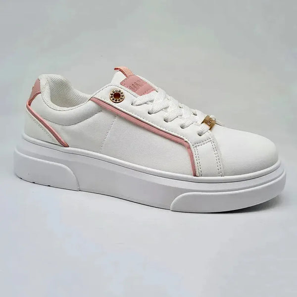 Madison Justice Sneaker - White/Pink