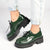 Madison Kia chunky Brogue - Dark Green-Madison Heart of New York-Buy shoes online