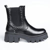 Madison Kika Studded Gusset Boot - Black-Madison Heart of New York-Buy shoes online