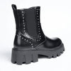 Madison Kika Studded Gusset Boot - Black-Madison Heart of New York-Buy shoes online