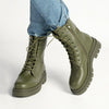 Madison Kiki Chunky Military Boot - Khakhi-Madison Heart of New York-Buy shoes online