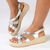 Madison LIberty Fashion Comfort Sandals - Silver-Madison Heart of New York-Buy shoes online