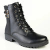 Madison Lace Boot - Black
