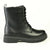 Madison Lace Up Combat Boots - Black