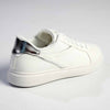 Madison Lace-Up Fashion Sneaker - White/Silver-Madison Heart of New York-Buy shoes online