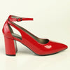 Madison Ladies Fashion Court Heel - Red