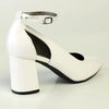 Madison Ladies Fashion Court Heel - White