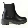 Madison Ladies Fashion Gusset Boot - Black