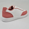 Madison Ladies High Fashion Cyprus Sneaker - White/ Pink