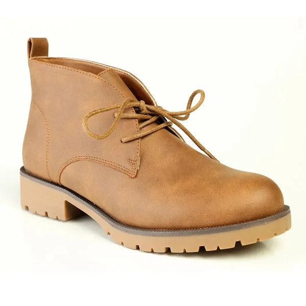 Madison Ladies Low Ankle Boot - Tan