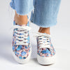 Madison Ladies Platform Floral 1 Sneaker - Pink Floral-Madison Heart of New York-Buy shoes online